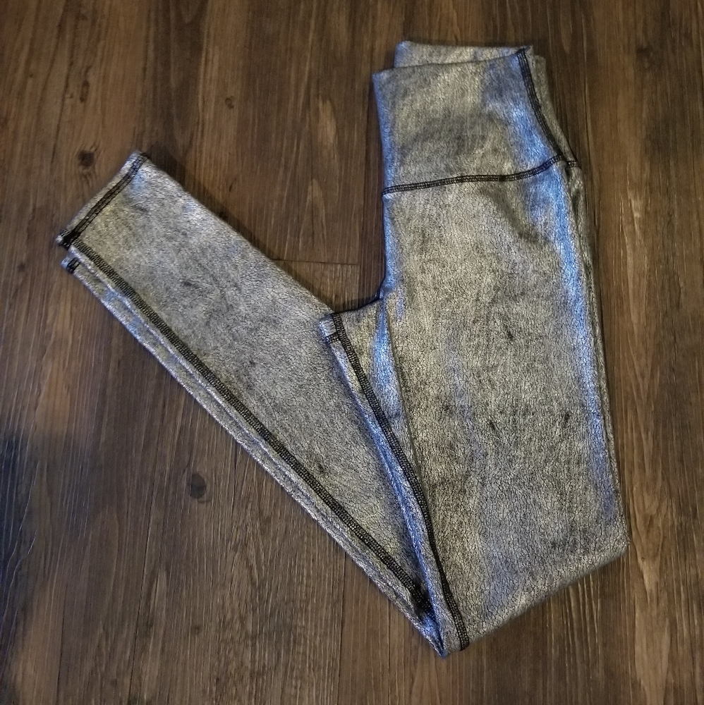 NEW! ALO Yoga Metallic High Waisted Leggings NWOT